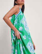 Louise Scarf Dress, Blue (TURQUOISE), large