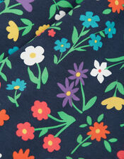 Frugi Sofia Skater Dress, Blue (NAVY), large