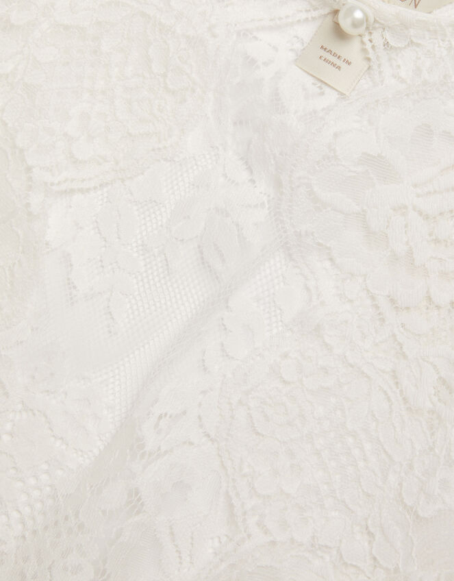 Lola Lace Bridesmaid Shrug, Ivory (IVORY), large