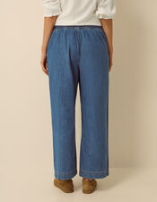 Harper Regular Wide Leg Jeans, Blue (DENIM BLUE), large