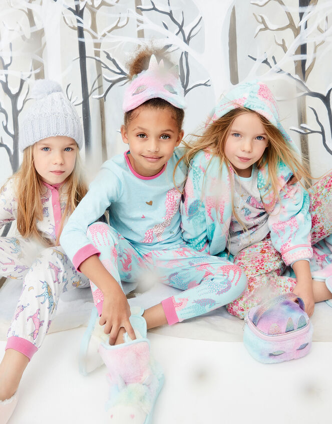  Fluffy Unicorn Sleepover Set, , large