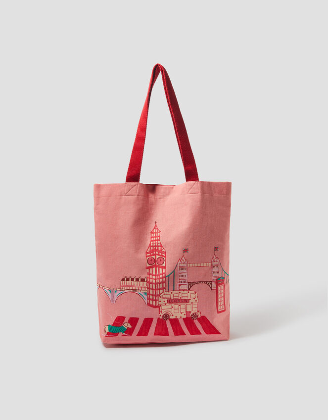 London Canvas Tote Bag, , large