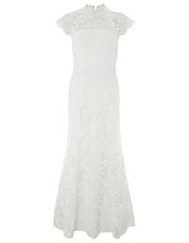 Emilie Lace Bridal Maxi Dress, Ivory (IVORY), large