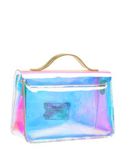Clear Hologram Effect Shoulder Bag, , large