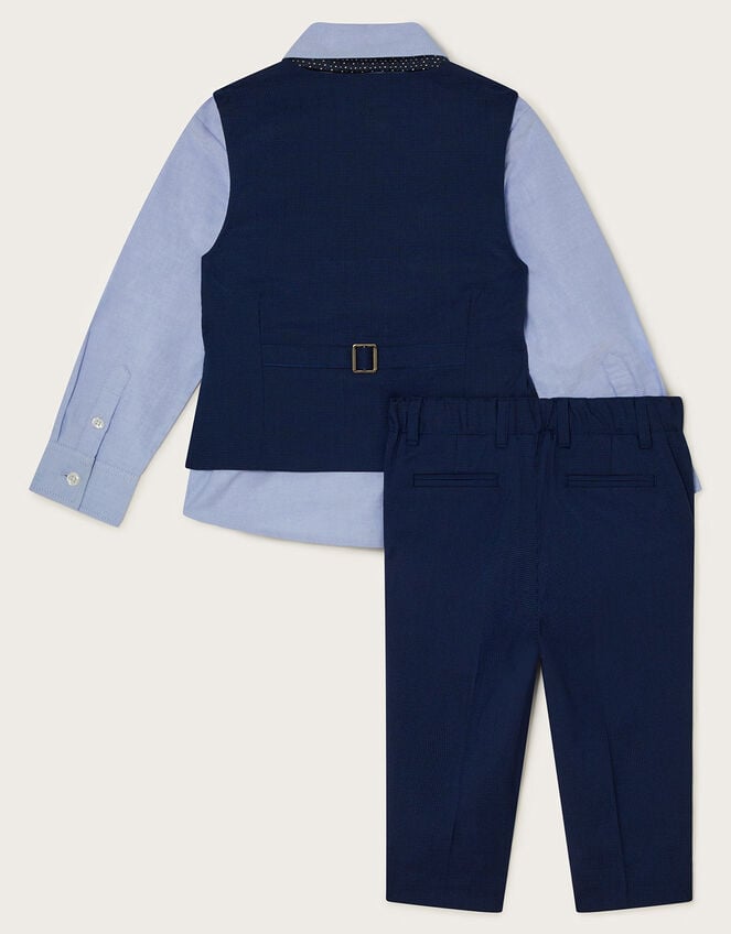 Adam Four-Piece Suit with Tie, Blue (NAVY), large