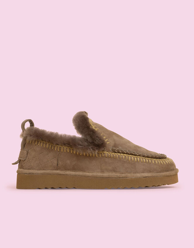 Laidback London Suede Shoes, Brown (BROWN), large