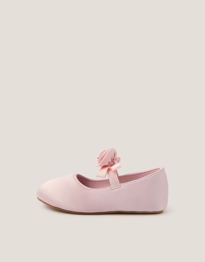 Baby Rosette Walker Shoes, Pink (PINK), large