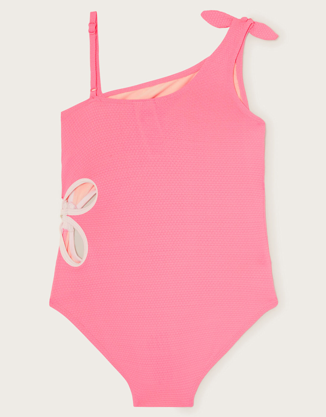 Floral Cut Out Swimsuit Pink Girls Beach Swimwear Monsoon UK