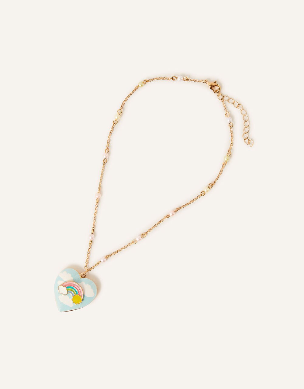 Children Children's Accessories | Rainbow Cloud Locket Necklace - IL82395