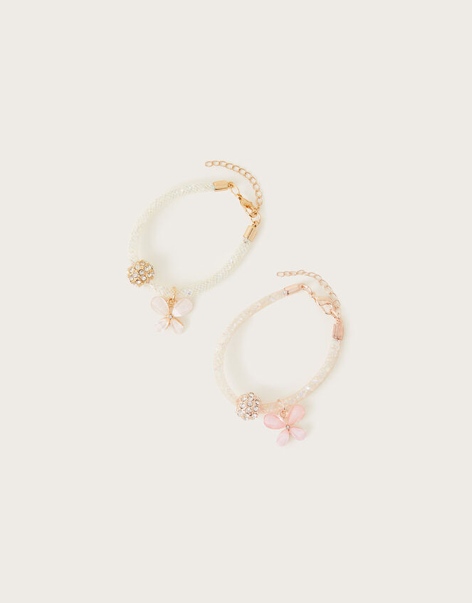 Girl Beautifly Encased Bracelets Set of Two, , large