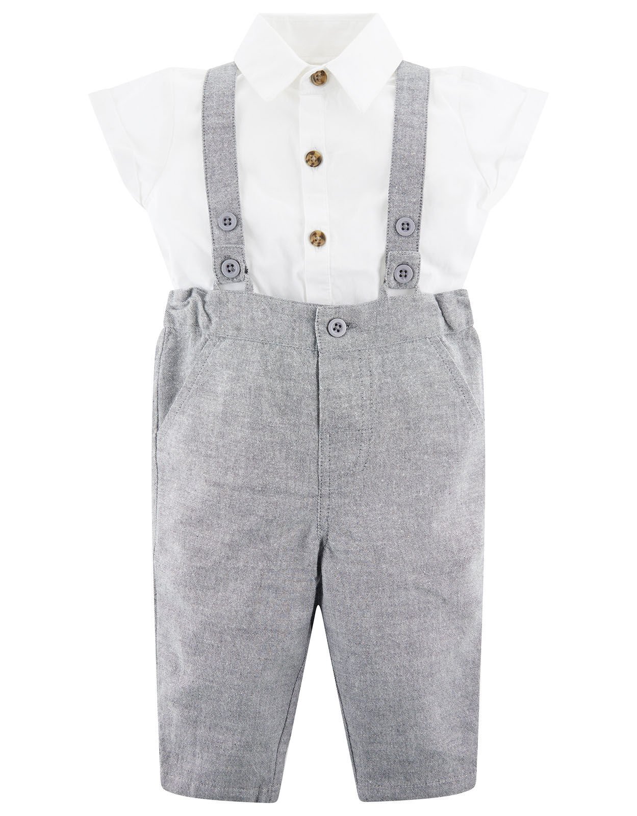 Newborn Baby Suit Set Grey Newborn Outfits Sets Monsoon UK