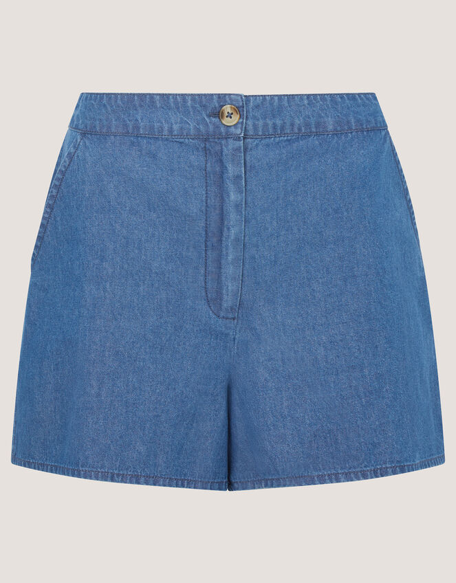 Cece Denim Shorts, Blue (DENIM BLUE), large