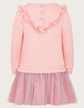 Baby Embroidered Swan 2-in-1 Dress, Pink (PINK), large