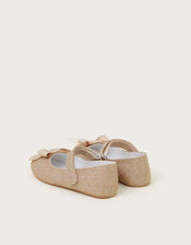 Baby Glitter Bow Walkers, Gold (GOLD), large