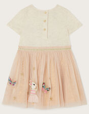 Baby Disco Bunny Dress, Nude (NUDE), large