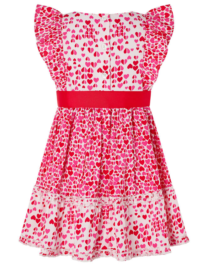 Baby Aria Heart Dress, Red (RED), large