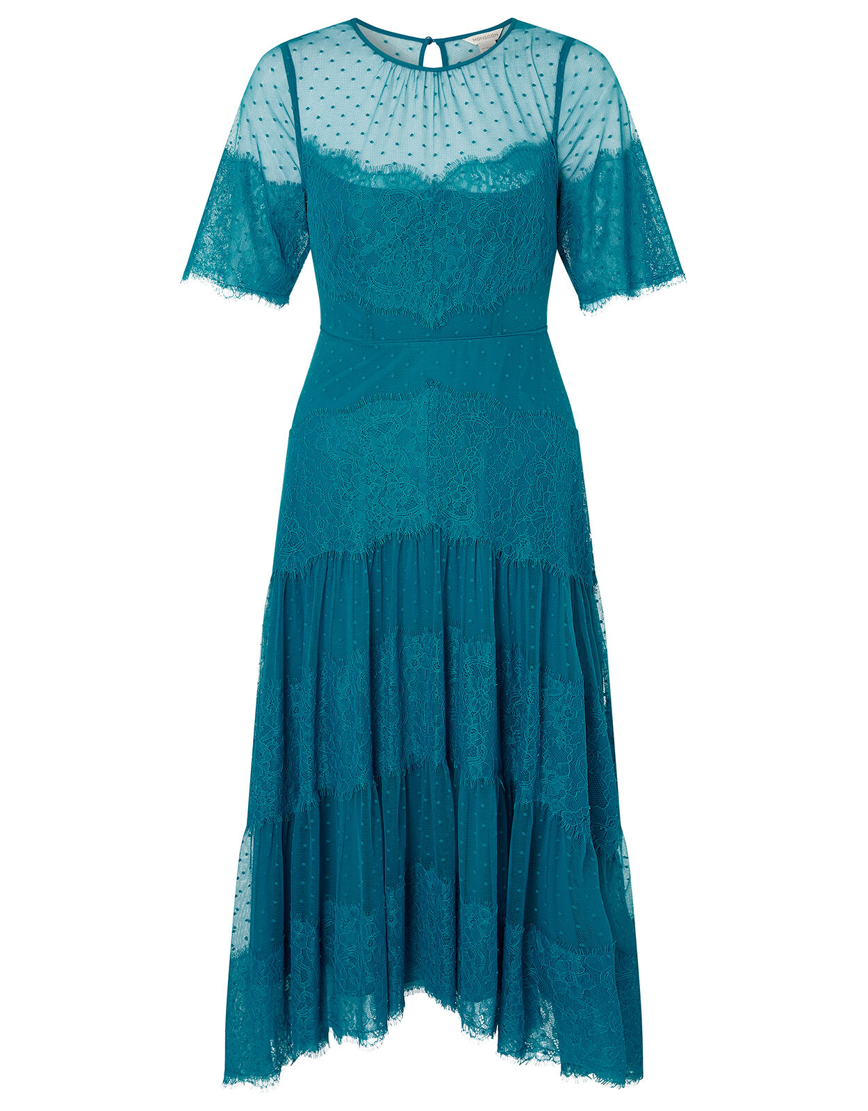 Monsoon green deals lace dress