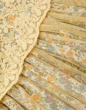 Baby Darcie Ditsy Floral Mesh Dress, Yellow (YELLOW), large