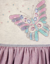 Baby Butterfly Plisse Disco Dress, Pink (PINK), large