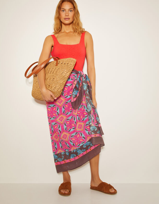 Tile Print Sarong, , large