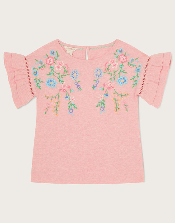 Embroidered Flower Long Sleeve Shirt - Ready to Wear