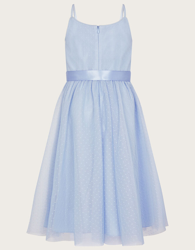 Luna Embellished Dress, Blue (BLUE), large
