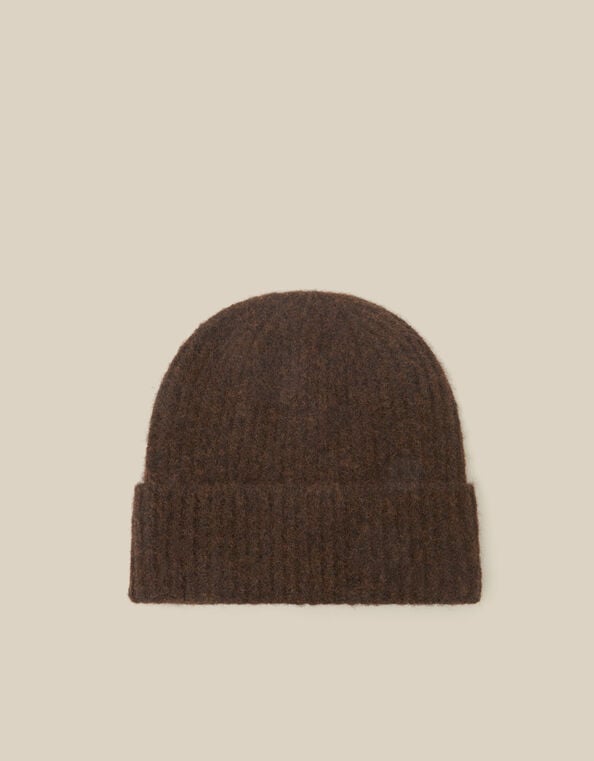 Katie Beanie Hat, Brown (COGNAC), large