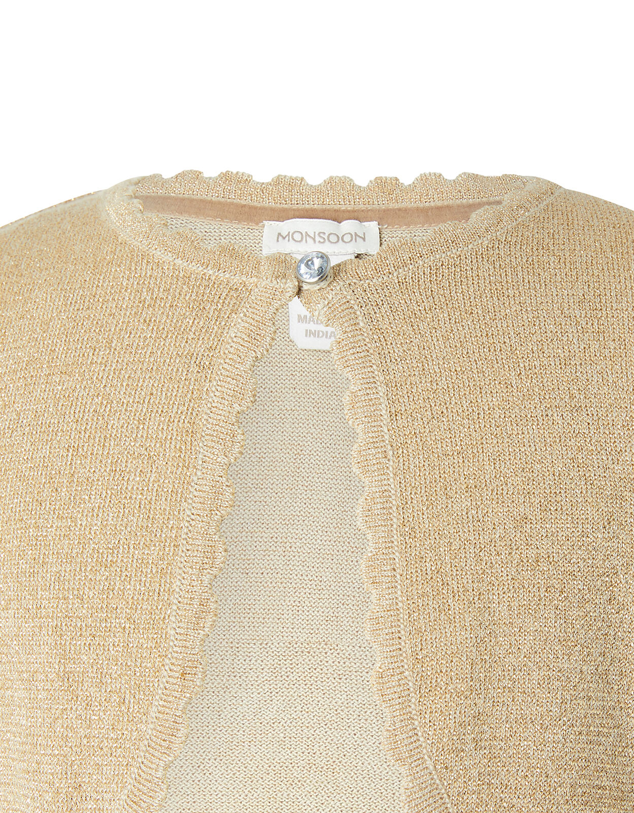 Ladies gold cardigan shop