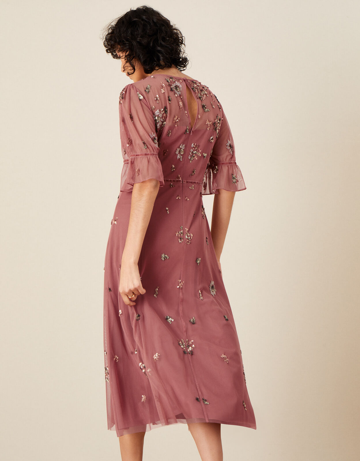 Monsoon rust dress top