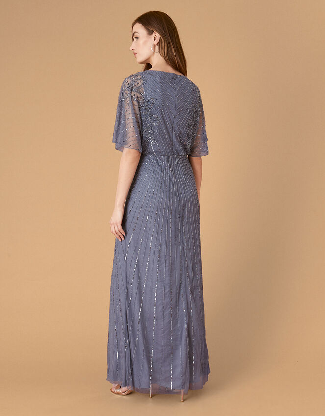 ARTISAN Holly Floral Maxi Dress Blue