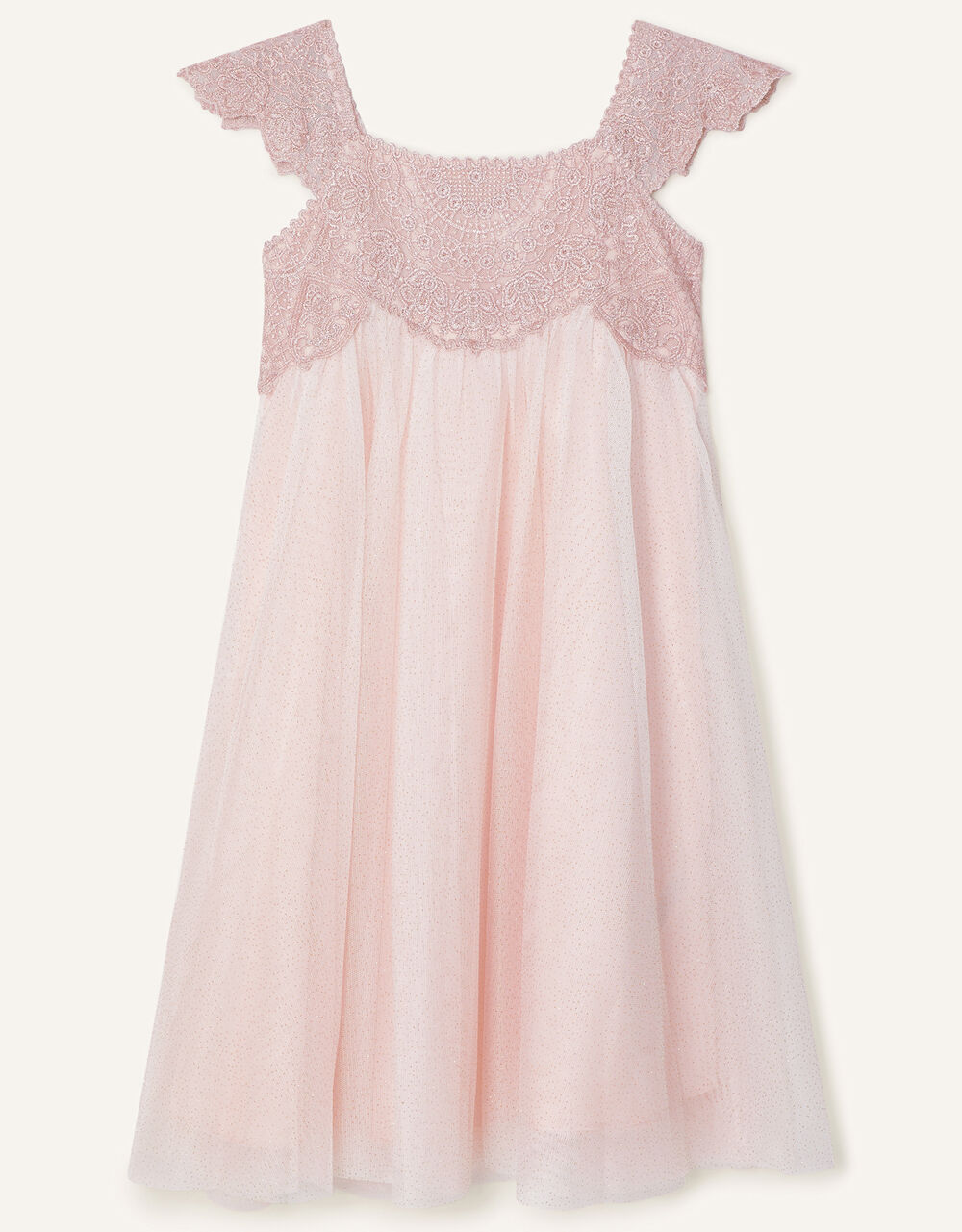 Children Girls 3-12yrs | Estella Embroidered Dress Pink - BB19819