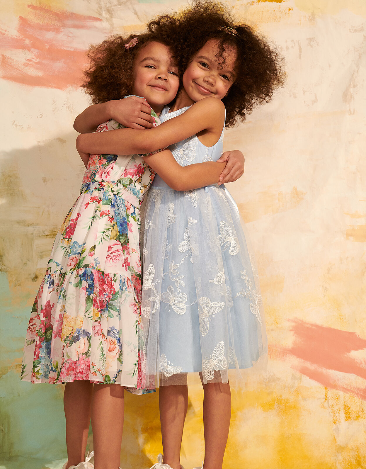 Blue butterfly store dress girl