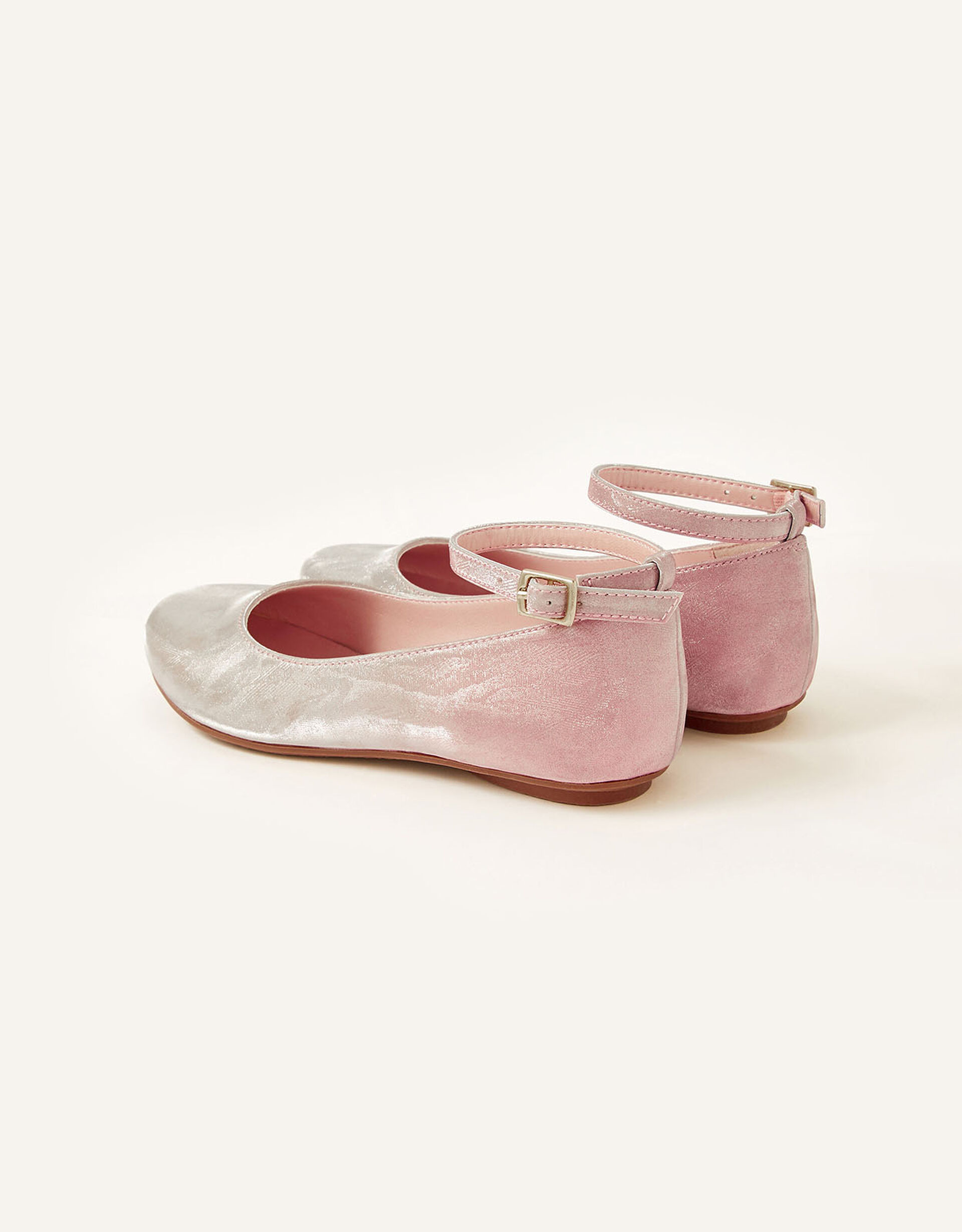 Shimmer Ombre Ballerina Shoes Pink | Girls' Flat Shoes | Monsoon UK.