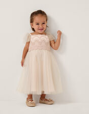 Baby Francesca Lace Tulle Party Dress, Pink (PINK), large