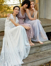 Merle Blouson Bridal Maxi Dress, Ivory (IVORY), large