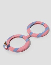 Shell Embroidered Compact Mirror, , large