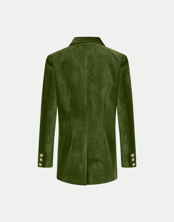 East Velaris Velvet Blazer, Green (GREEN), large