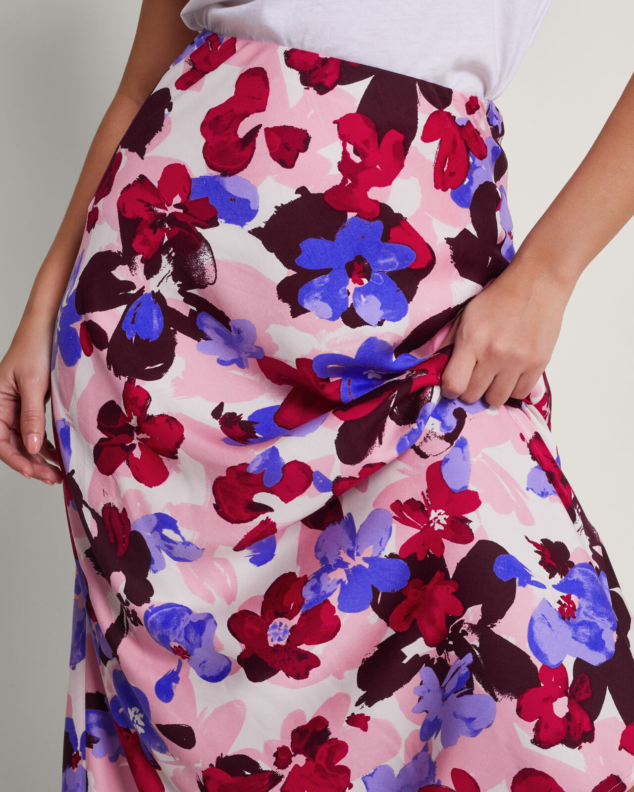 Floral on sale print skirt