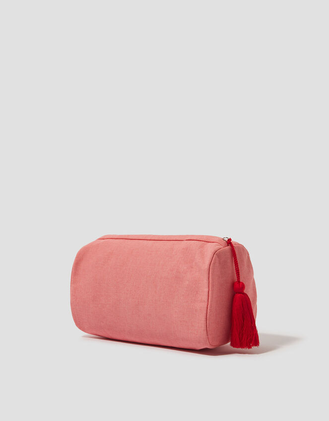 London Canvas Make Up Bag, , large
