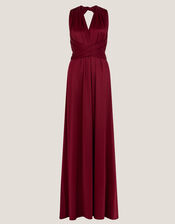 Thea Multiway Bridesmaid Dress, Red (BURGUNDY), large