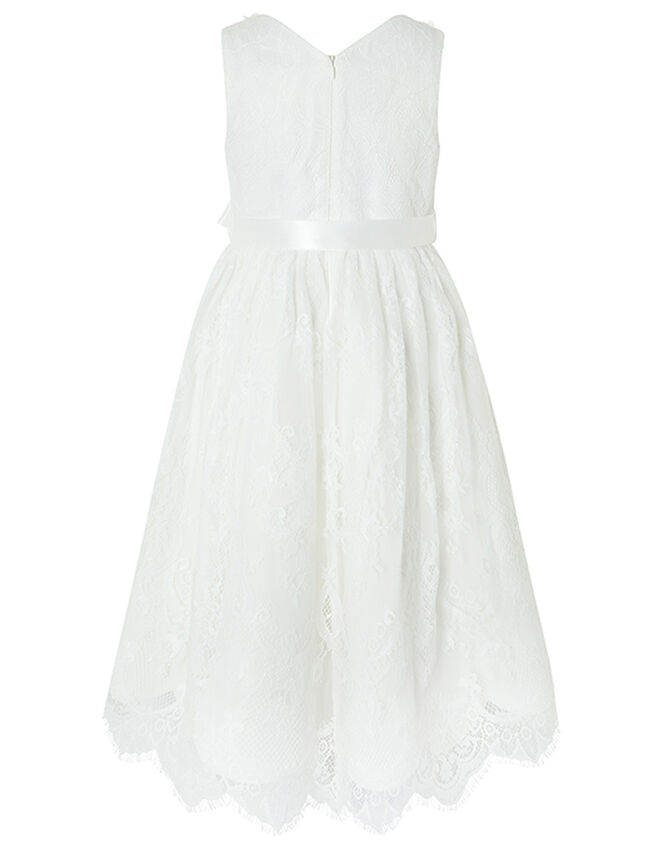 Rebecca Lilly Lace Occasion Dress, Ivory (IVORY), large