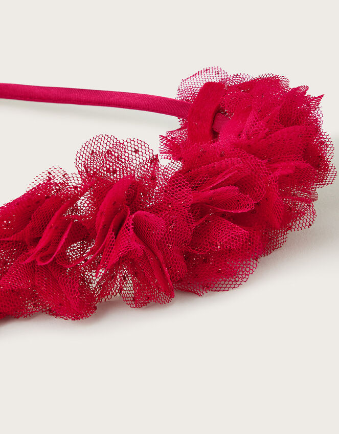 Sparkle Tulle Ruffle Headband, , large