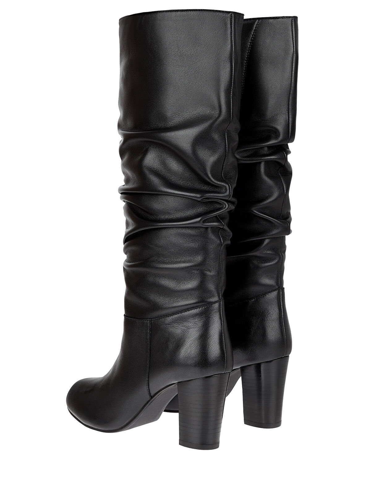 leather thigh boots