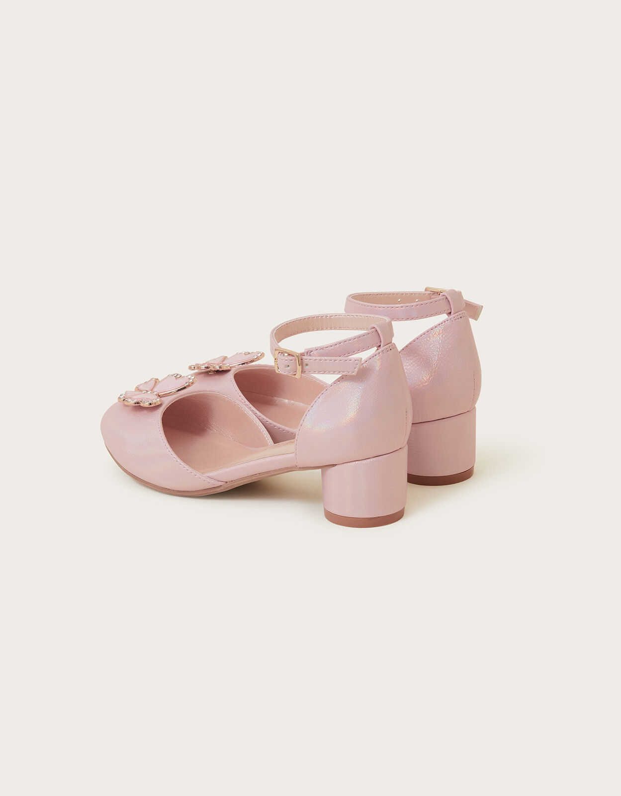 Baby pink sandals hotsell heels