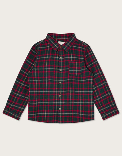 Check Shirt , Red (RED), large