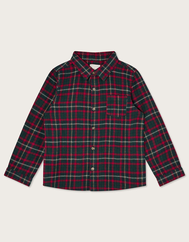 Check Shirt , Red (RED), large