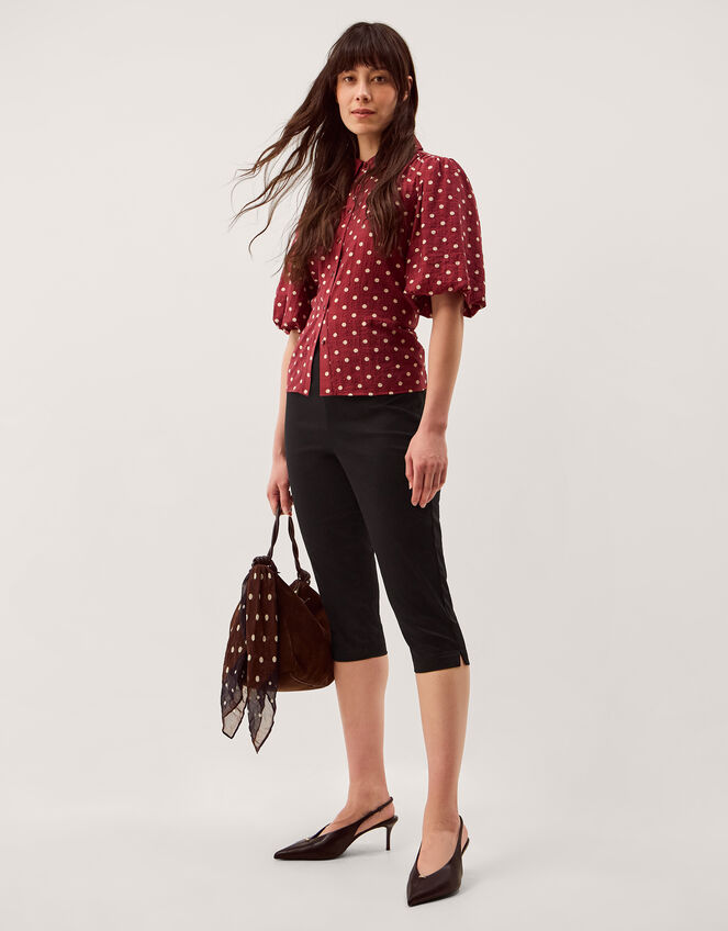 Catalina Capri Trousers, Black (BLACK), large