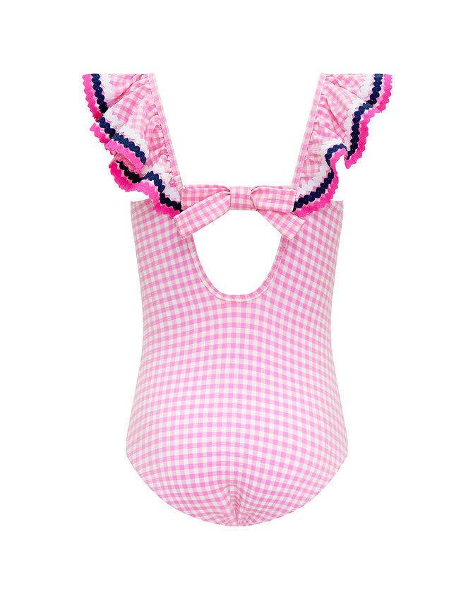 Sunuva Gingham Swimsuit, Pink (PINK), large