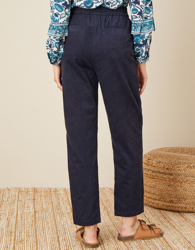 Cord Joggers, Blue (NAVY), large