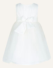 Baby Glitter 3D Dress, Ivory (IVORY), large